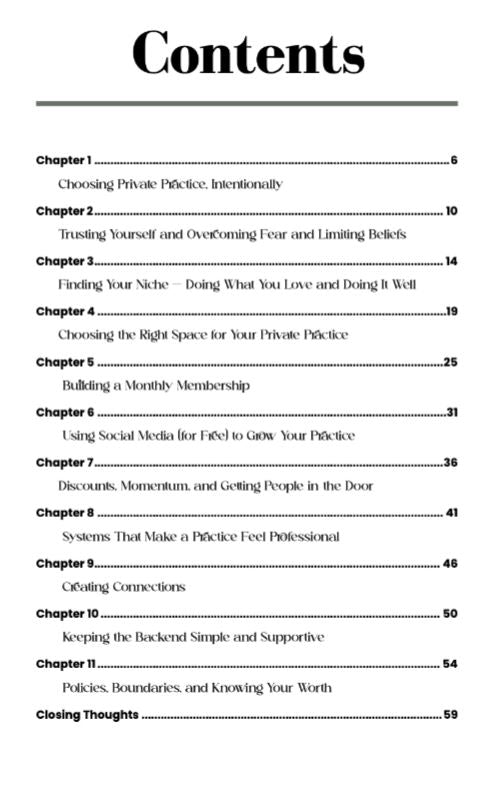 How to Start and Scale a Six-Figure Massage Practice Playbook