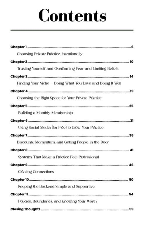 How to Start and Scale a Six-Figure Massage Practice Playbook