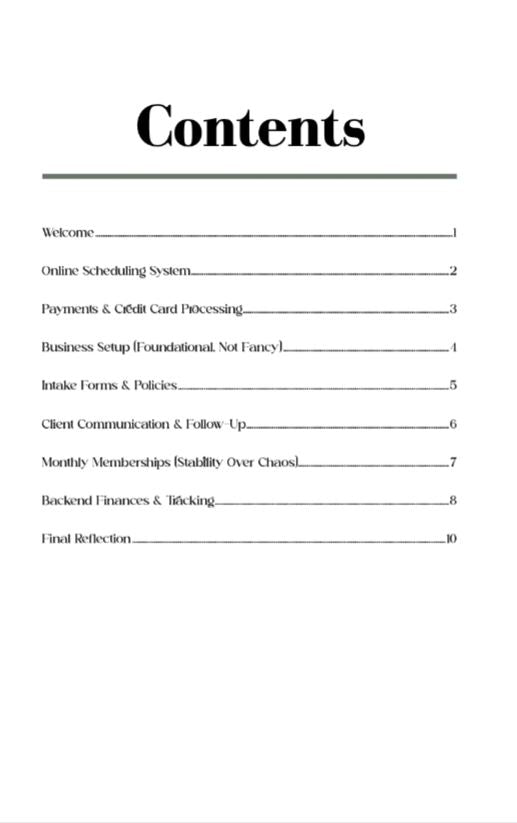 The Private Practice Backend Audit